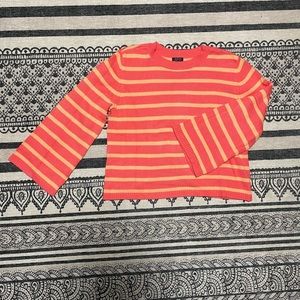 Halogen x Atlantic Pacific bell sleeve sweater